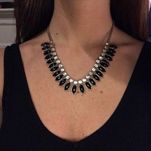 J. Crew Black Statement Necklace
